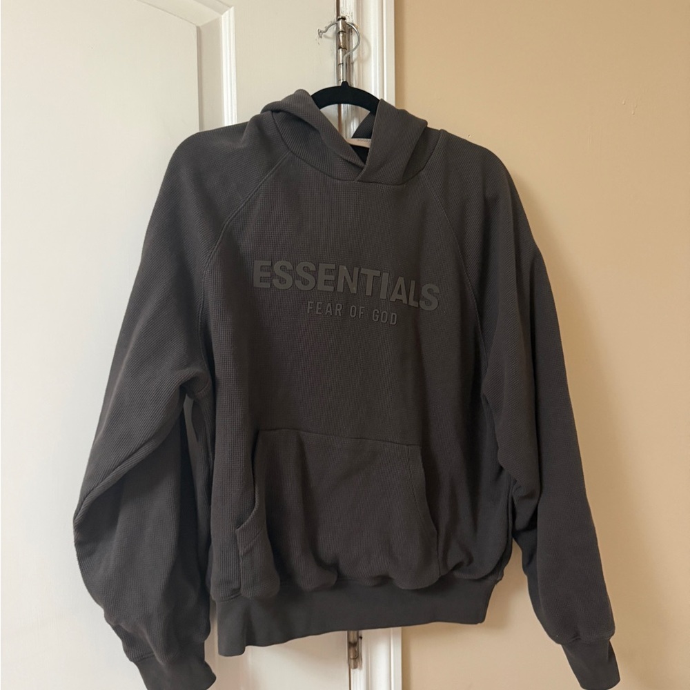 Fear of God ESSENTIALS Dark Gray Hoodie